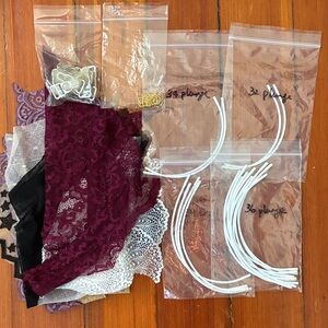Sewing supplies/notions for making lingerie